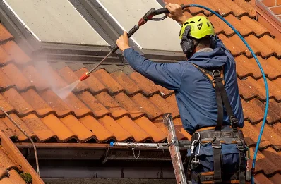 Démoussage et hydrofuge de toiture à Bursard